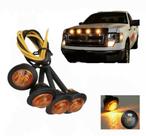 Kit 4 Luz De Grade Eagle Eye Drl Laranja Âmbar 3w 12v Prova D'água