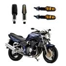 KIT 4 Luz Seta Esportiva Pisca de Led Modelo P29 Para Moto BANDIT 1200 Ano 2016 2017 2018 2019 2020 2021 KIT 4 Luz Seta Esportiva Pisca de Led Modelo P29 Para Moto BANDIT 1200 Ano 2016 2017 2018 2019 2020 2021