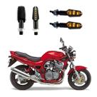 KIT 4 Luz Seta Esportiva Pisca de Led Modelo P29 Para Moto BANDIT 600 Ano 2004 2005 2006 2007 2008 2009
