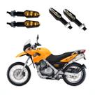 KIT 4 Luz Seta Esportiva Pisca de Led Modelo P29 Para Moto BMW 650 GS 2004 2005 2006 2007 2008 2009