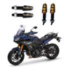KIT 4 Luz Seta Esportiva Pisca de Led Modelo P29 Para Moto MT09 TRACKER 2004 2005 2006 2007 2008 2009