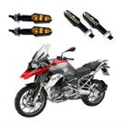 KIT 4 Luz Seta Esportiva Pisca de Led Modelo P29 Para Moto R1200 GS ADVENTURE 2004 2005 2006 2007 2008 2009