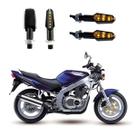 KIT 4 Luz Seta Esportiva Pisca de Led Modelo P29 Para Moto SUZUKI GS 500 Ano 2016 2017 2018 2019 2020 2021 KIT 4 Luz Seta Esportiva Pisca de Led Modelo P29 Para Moto SUZUKI GS 500 Ano 2016 2017 2018 2019 2020 2021