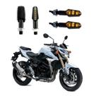 KIT 4 Luz Seta Esportiva Pisca de Led Modelo P29 Para Moto SUZUKI GSR 750 Ano 2010 2011 2012 2013 2014 2015