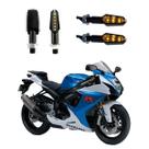 KIT 4 Luz Seta Esportiva Pisca de Led Modelo P29 Para Moto SUZUKI GSX 750F Ano 2004 2005 2006 2007 2008 2009