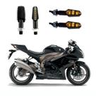 KIT 4 Luz Seta Esportiva Pisca de Led Modelo P29 Para Moto SUZUKI GSX R 1000 Ano 2010 2011 2012 2013 2014 2015
