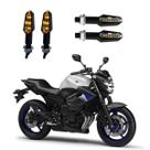 KIT 4 Luz Seta Esportiva Pisca de Led Modelo P29 Para Moto XJ6 N 2016 2017 2018201920202021