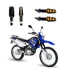 KIT 4 Luz Seta Esportiva Pisca de Led Modelo P29 Para Moto XTZ 125 ANO 2010 2011 2012 2013 2014 2015