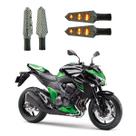 KIT 4 Luz Seta Esportiva Pisca Led de Carbono Modelo P03 Moto Z 800 Ano 2010 2011 2012 2013 2014 2015 KIT 4 Luz Seta Esportiva Pisca Led de Carbono Modelo P03 Moto Z 800 Ano 2010 2011 2012 2013 2014 2015