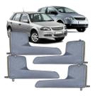 Kit 4 Maçaneta Interna Fox Gol G4 Spacefox Dianteira Traseira Cinza