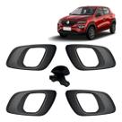 Kit 4 Maçaneta Interna Gatilho Puxador Kwid 2017 2018 2019 - UN / 4
