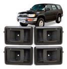 Kit 4 Maçaneta Interna Porta Hilux Sw4 98 a 04 Sr5 Srv