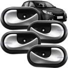 Kit 4 Maçaneta Puxador Interna Duster Logan Sandero Oroch