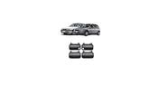 Kit 4 maçanetas externas porta corsa vectra g1
