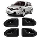 Kit 4 Maçanetas Interna Porta Diant/tras Clio Ii 2006 A 2016