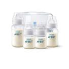 Kit 4 Mamadeiras Classic 125/125/260/330ML + Esterilizador Philips AVENT