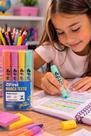 Kit 4 Marca Texto Glitter Escolar Canetas Coloridas Escolar