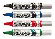 Kit 4 Marcador 6MM Quadro Branco 4 Cores Maxiflo - PENTEL