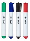 Kit 4 Marcadores Quadro Branco VERDE AZUL PRETO VERMELHO - BRW