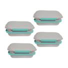 Kit 4 Marmiteiras P/ Marmiquent Light Bege Izumi