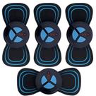 Kit 4 Massageador Eletrônico Muscular Mini Estimulador Portátil Recarregável Para Braços Pernas Abdômen