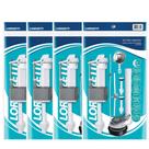 Kit/4 mecanismos para caixa acoplada simples lorenzetti