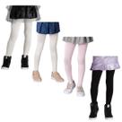 Kit 4 Meia calça Infantil menina meia calça Infantil kids confortável algodão