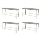 KIT - 4 Mesa Panificadora Desmontável 600x870x1600 MBR-015 - Braesi
