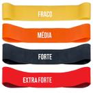 Kit 4 Mini Bands Rythmoon Leve, Médio, Forte E Extra Forte
