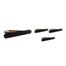 Kit 4 Mini Estojo Preto Plástico