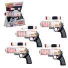 Kit 4 Mini Space Guardian Luz Som Zooptoys Laser Estelar