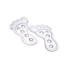 Kit 4 Mini Tapete De Silicone Antiderrapante Com Ventosa Para Box