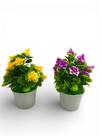 kit 4 mini vaso flor artificial 15cm