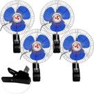 Kit 4 Mini Ventilador Veicular Carro Ônibus Caminhão De 15cm Kit 4 Mini Ventilador Veicular Carro Ônibus Caminhão De 15cm