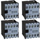 Kit 4 Minicontator Weg 6a 4 Na CAW04-40-00V25