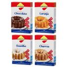 Kit 4 Mistura Bolo Lowçucar 150g Zero Lactose Diet Sabores