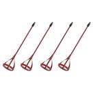 Kit 4 Misturador Batedor Aço Tinta Resina Argamassa 60cm Roma