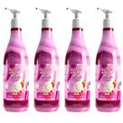 Kit 4 Mix Gel Creme BODY GIRL Beijável Morango Pélvico Atac