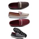 Kit 4 Mocassim Masculino Oxford Bico Redondo Macio Conforto Kit 4 Mocassim Masculino Oxford Bico Redondo Macio Conforto