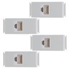 Kit 4 Módulo Aria Rede De Dados Rj45 Cat6 Tramontina