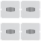 Kit 4 Modulo Campainha Bivolt Aria Tramontina Cor Branco Kit 4 Modulo Campainha Bivolt Aria Tramontina Cor Branco