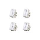 Kit 4 Módulo Tomada20A-250V PB Branco Sleek Margirius 16048