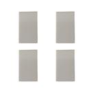 Kit 4 Modulos Cego Branco Lunare Up Schneider S404100