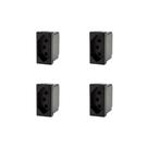 Kit 4 Modulos Tomada 20A Preto Borne 615060PT+ Pial Plus+