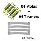 Kit 4 Molas + 4 Tirante Lavadoras Electrolux