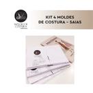 Kit 4 moldes de costura saias - Marlene Mukai