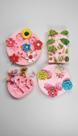 Kit 4 Moldes Silicone Flores e Borboletas Artesanato