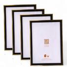 Kit 4 Moldura A4 21x30 Acetato Paspatur Certificado Diploma