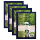 Kit 4 Molduras Porta Retrato 20X30 Azul