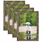 Kit 4 Molduras Porta Retrato 20X30 Marrom